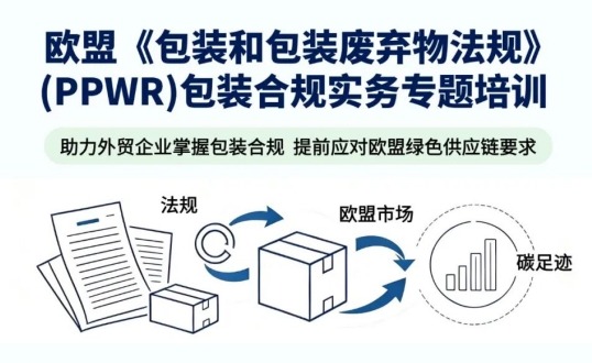 【协会动态】应对欧盟PPWR新规，包装合规实务专题培训在榕举办